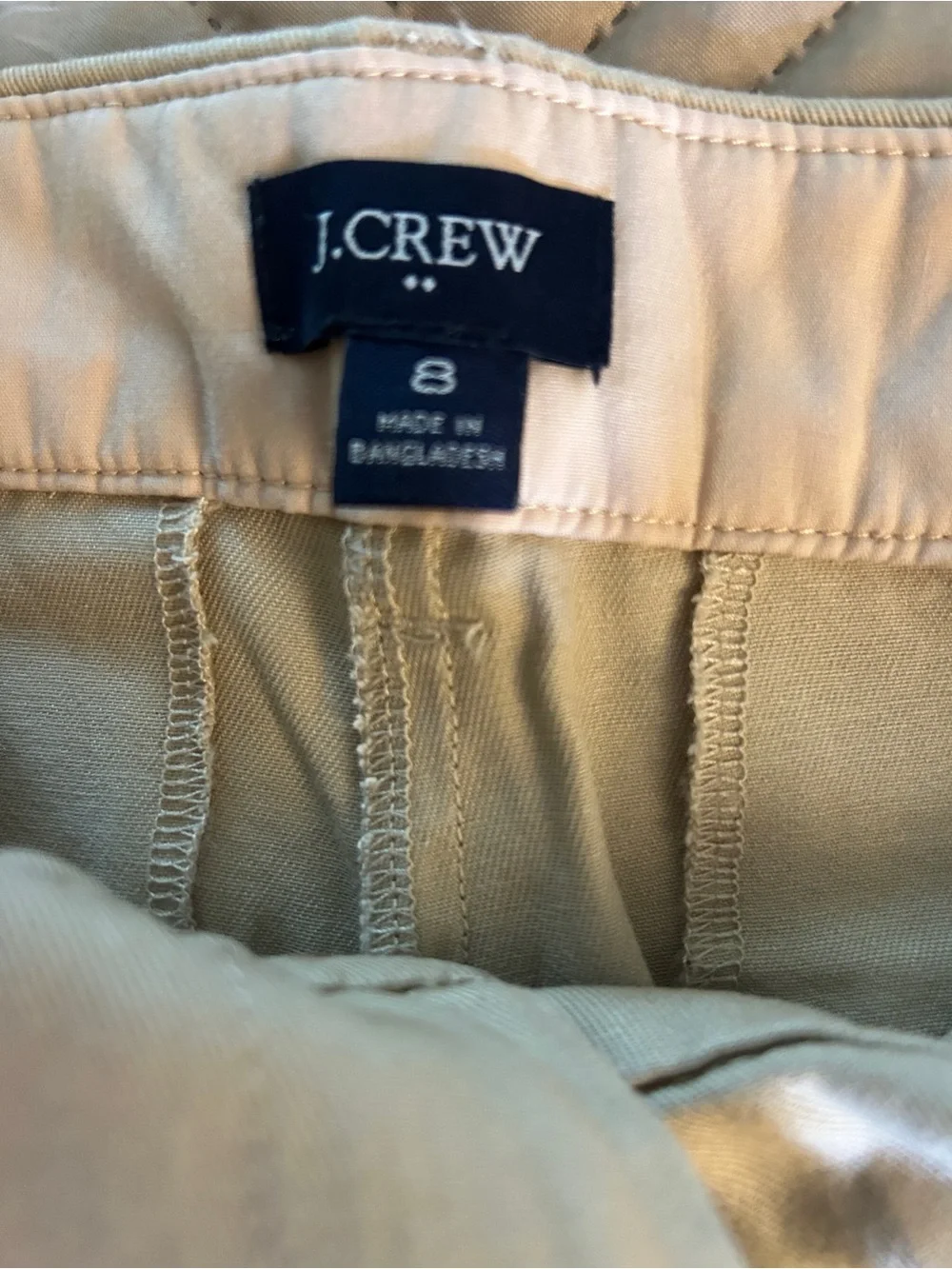 J. Crew lightweight tan